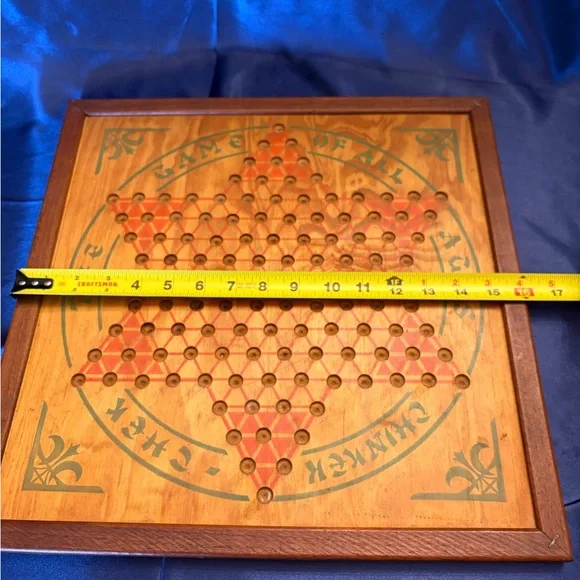 Vintage Chinese checkers/ American checkers board. - Picture 3 of 6